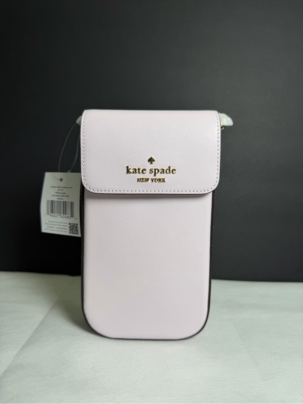 NWT Kate Spade Madison Phone Crossbody Bag, Pale Amethyst